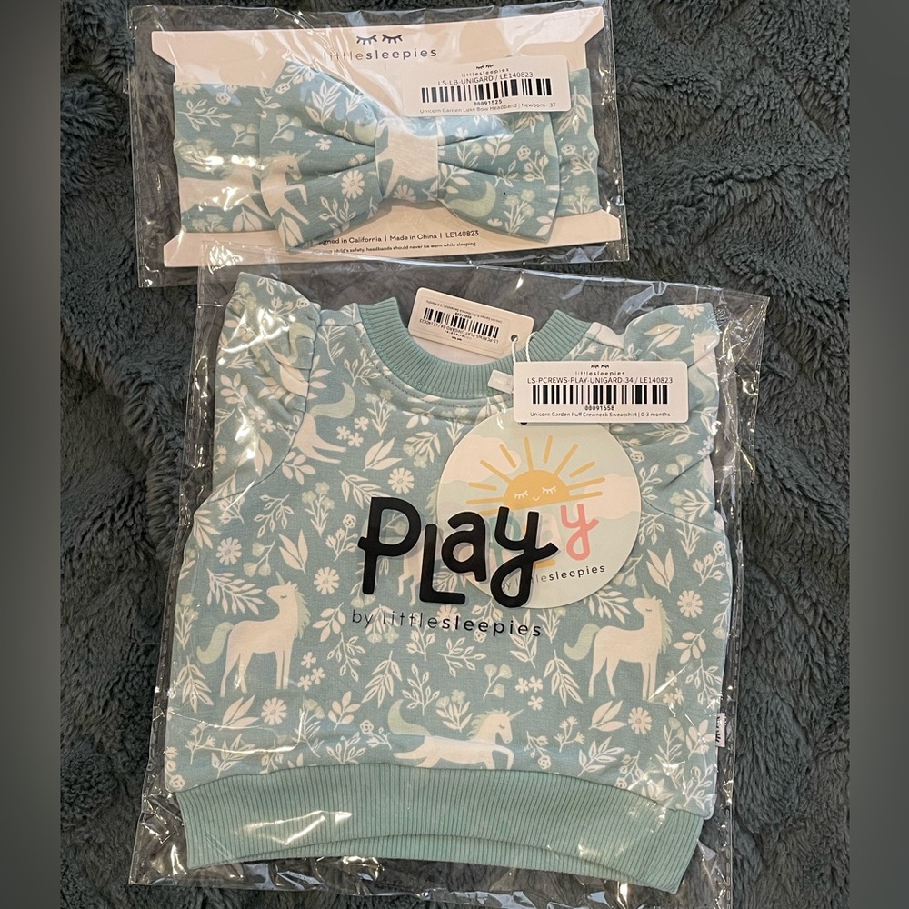 Bamboo Crewneck & Bow Set